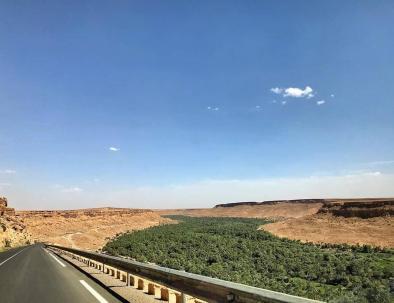 Ziz valley in Errachidia, we will visit it with our 2 days desert tour from Fes to Merzouga