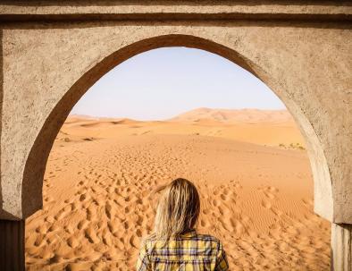 Merzouga Sahara desert views