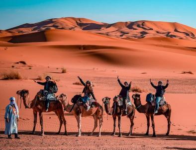 Camel trek with the best 4 days desert tour from Fes to Marrakech