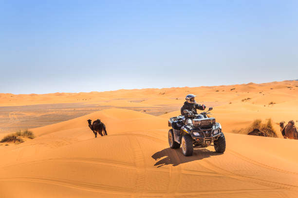 atvs or quads in Merzouga desert morocco